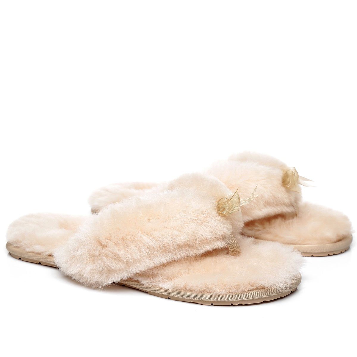 EverUgg Fluff Slippers for women featuring plush, fluffy exterior and cozy interior for comfortable indoor wear.