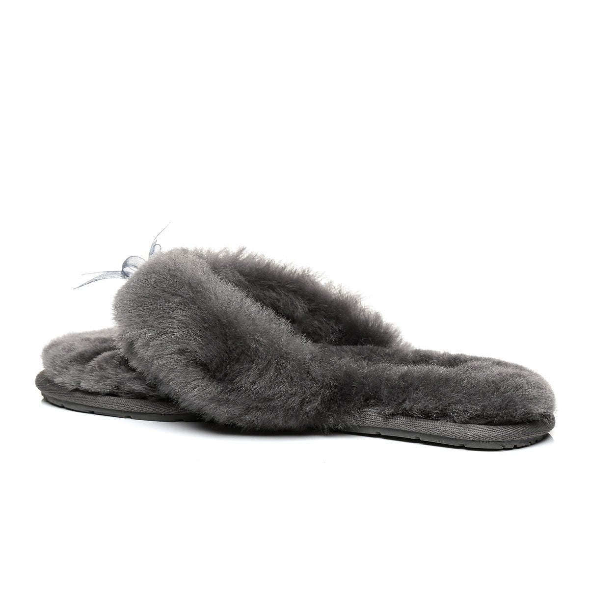 EverUgg UGG Fluff Slippers for women featuring plush, fuzzy interior and cozy open-toe design, perfect for comfortable indoor wear.