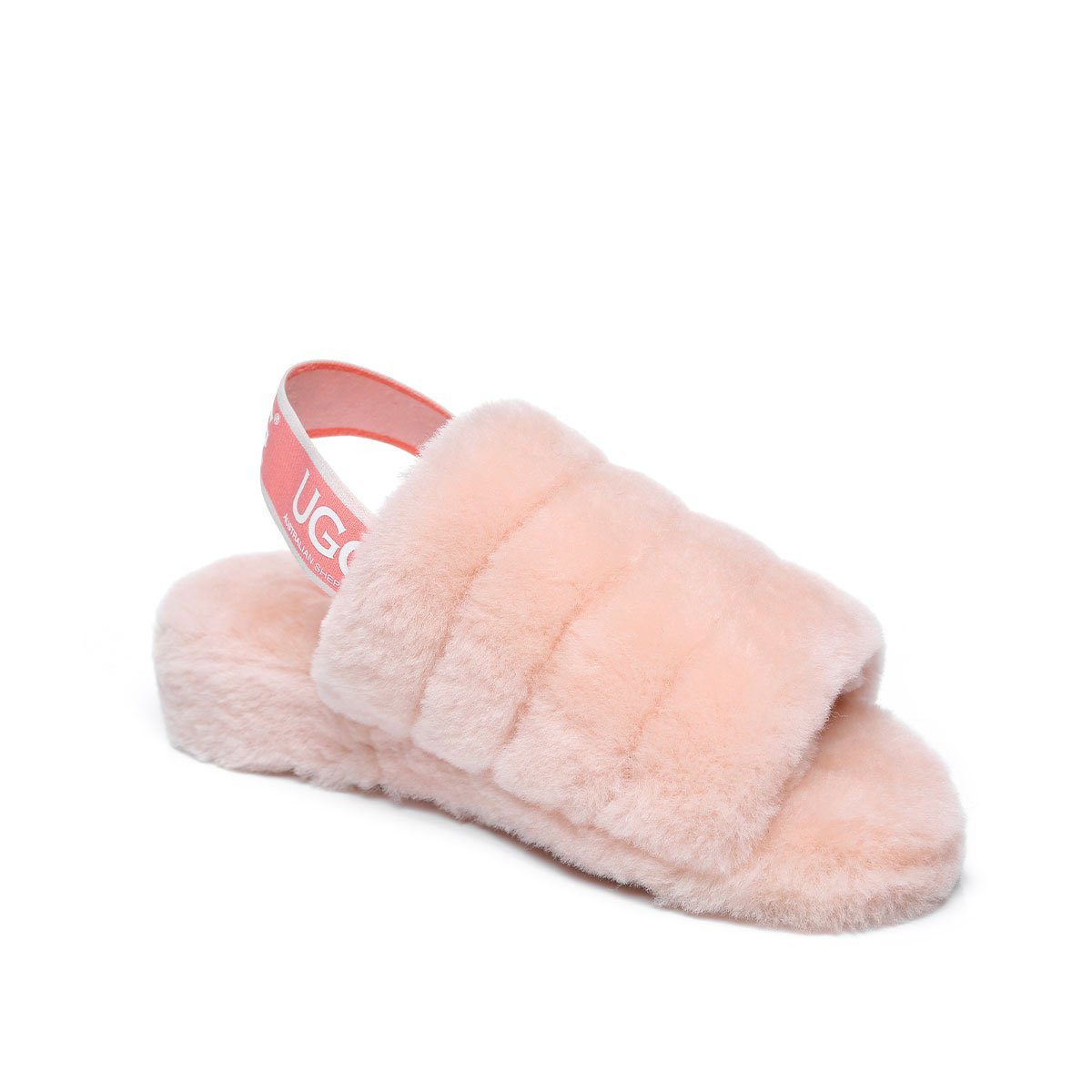 UGG Fluff Yeah Slide Women's Sheepskin Slipper Sandals 1095119 - Walmart.com