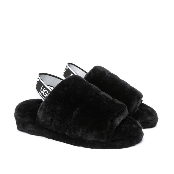 EverUgg Fluffilicious slippers for women with plush, fluffy exterior and cozy interior, designed for comfortable indoor wear.