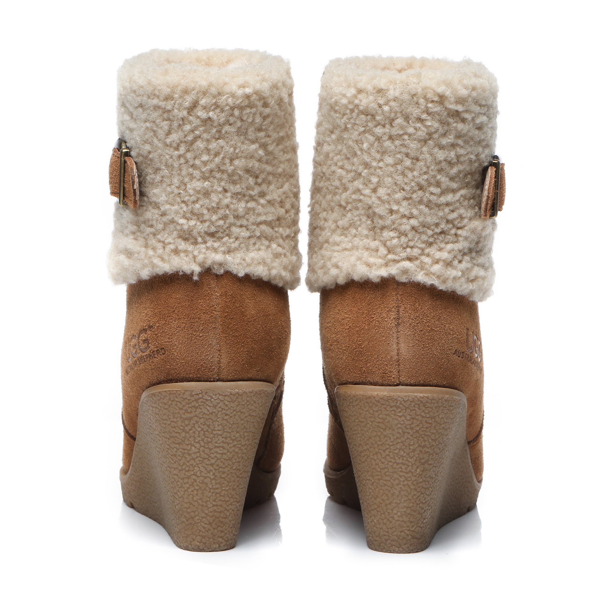 EverUgg UGG Joey Wedge fashion boots for women, stylish ankle boots with wedge heel and cozy design, perfect for casual wear.