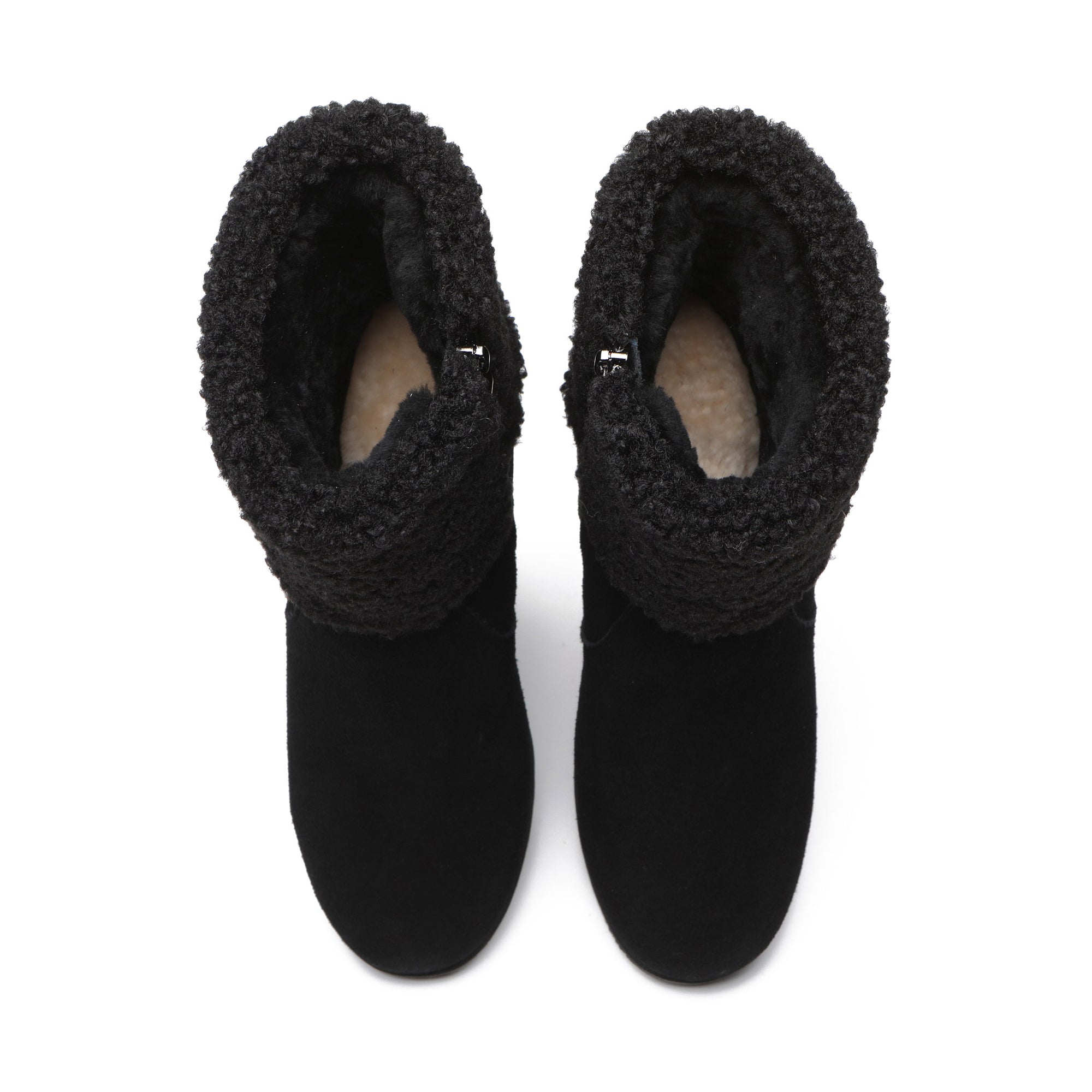 EverUgg UGG Joey Wedge fashion boots for women featuring a stylish design with a wedge heel and suede finish.