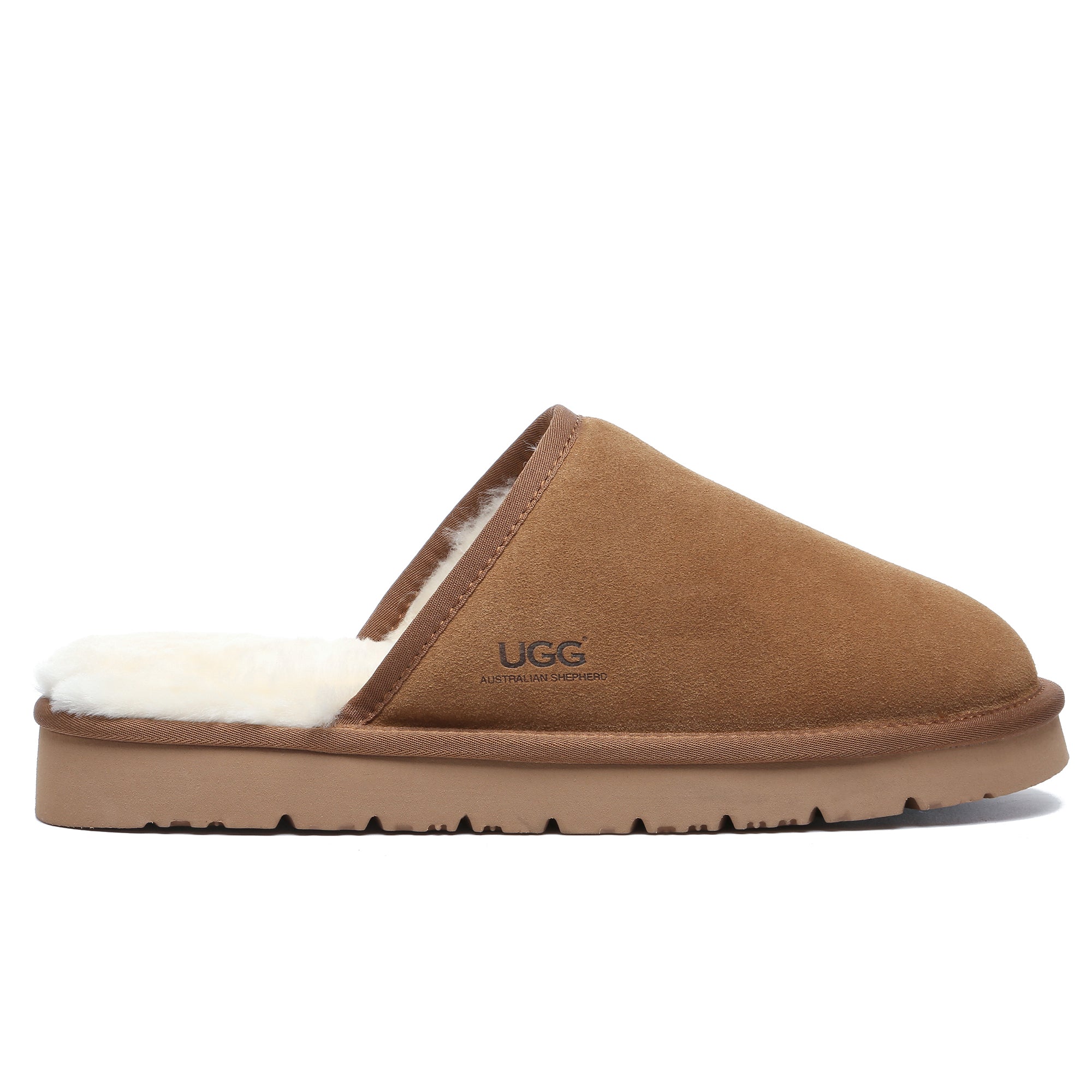 EverUgg men's Ultra Comfort Sole slippers with plush interior and slip-on design, perfect for cozy indoor wear.