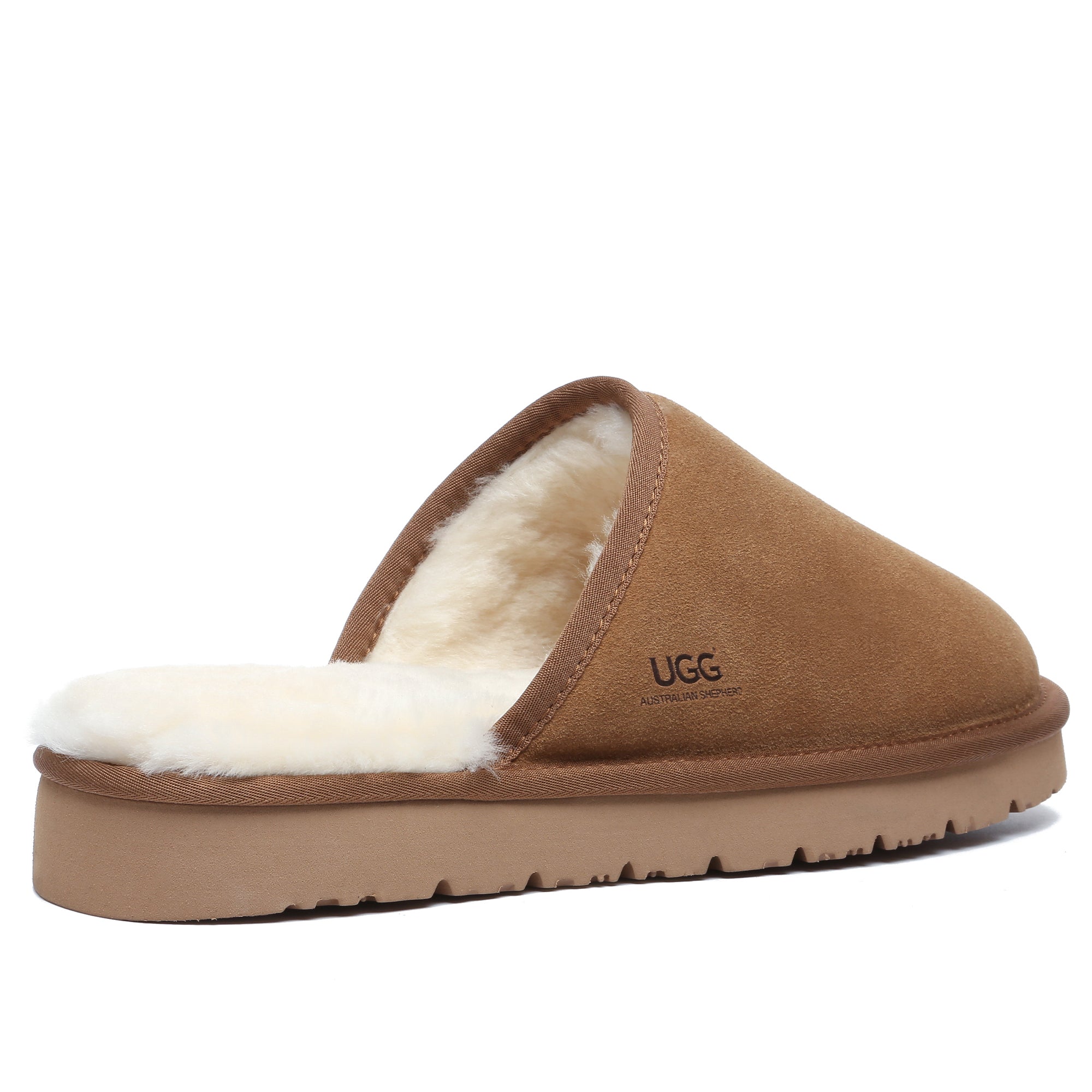 EverUgg men's Ultra Comfort Sole slippers with soft lining and casual slip-on design, perfect for indoor comfort.