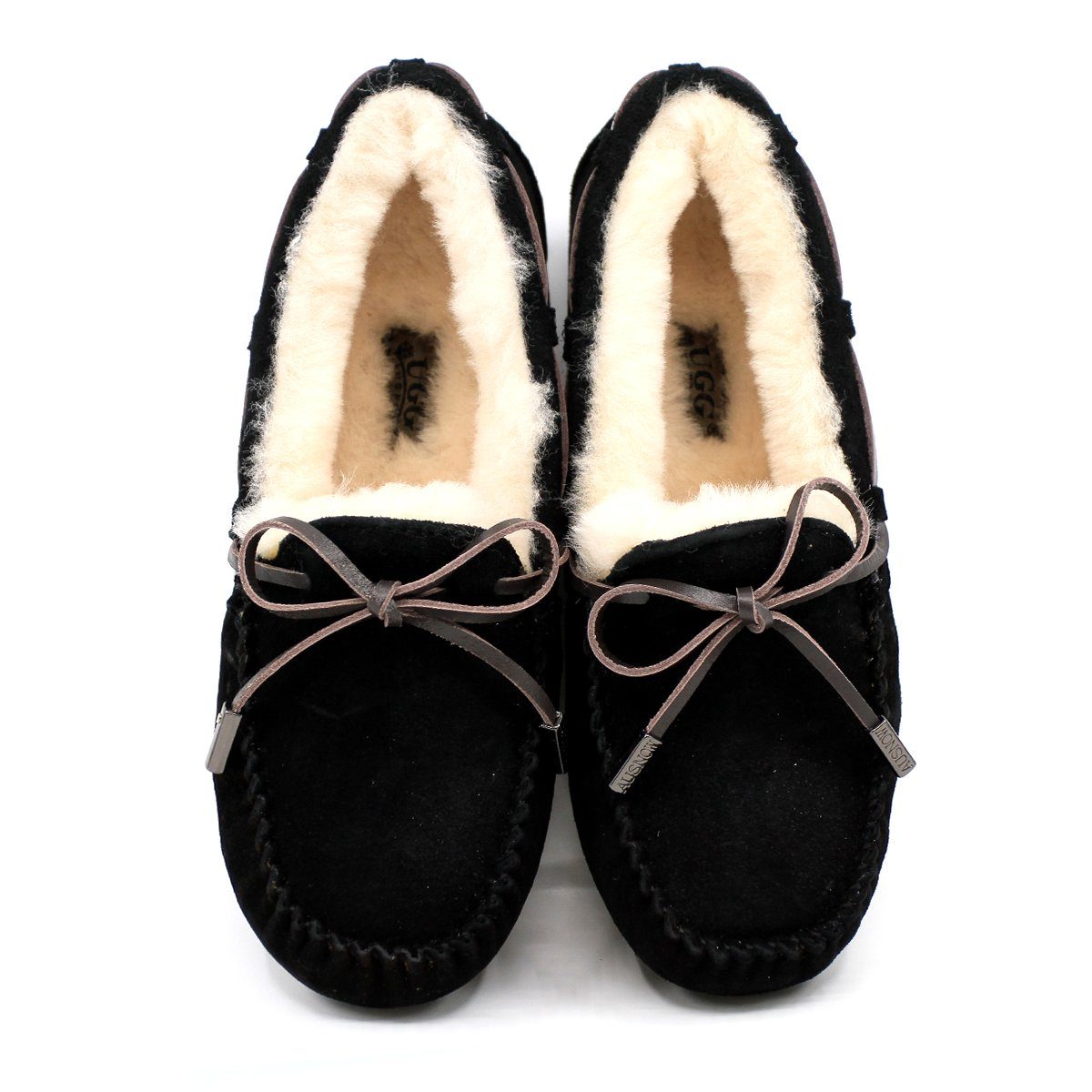 AuSnow UGG Ozsnow Premium Moccasin women's slippers with soft lining and moccasin design, ideal for cozy indoor wear