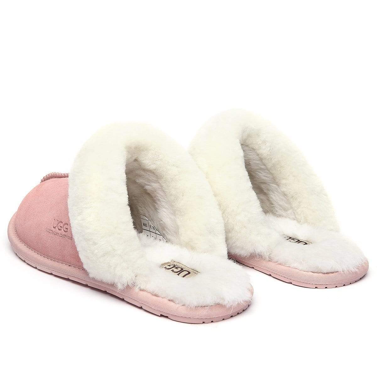 EverUgg UGG Premium Scuff Slippers for women, cozy slip-on slippers with plush lining and durable sole.
