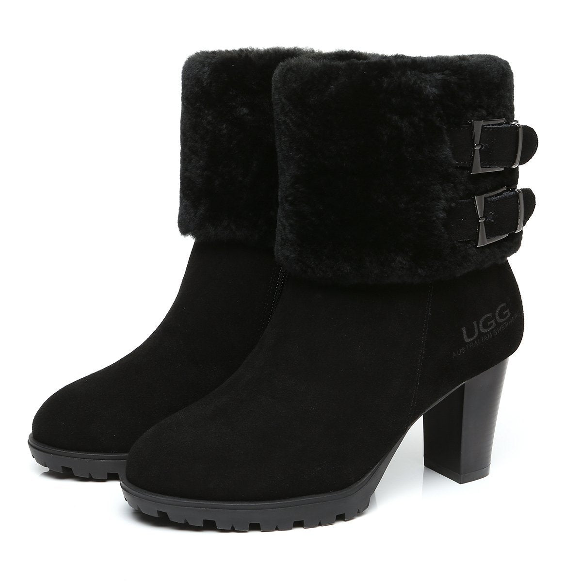 EverUgg Stiletto II boots for women, stylish fashion shoes with sleek design and pointed toe, perfect for elegant occasions.
