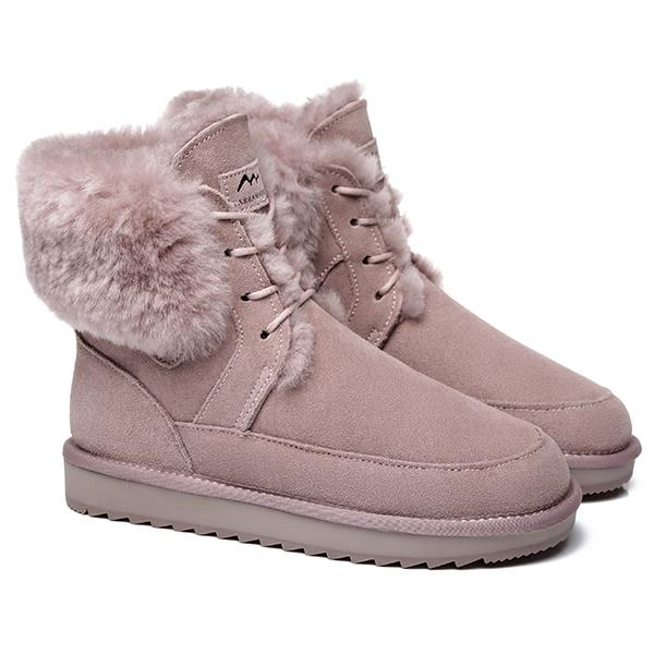EverUgg winter fashion lace-up boots for women, featuring stylish design and durable material, ideal for cold weather.